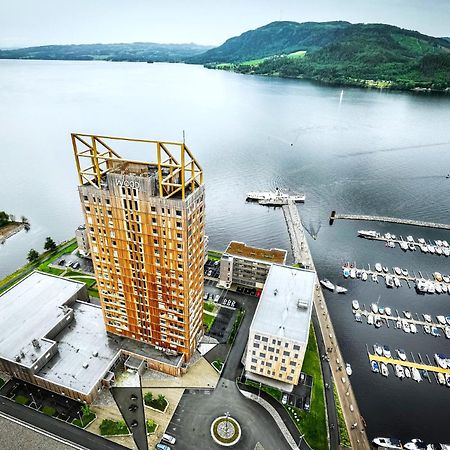 Mjos Tower Suite - Lovely Lake View Brumunddalen Exterior foto
