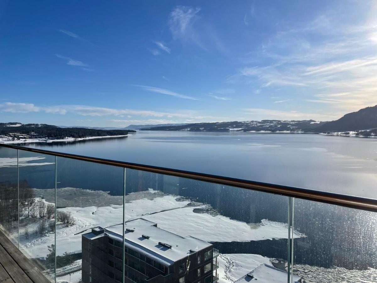 Mjos Tower Suite - Lovely Lake View Brumunddalen Exterior foto