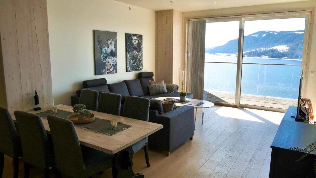 Mjos Tower Suite - Lovely Lake View Brumunddalen Exterior foto
