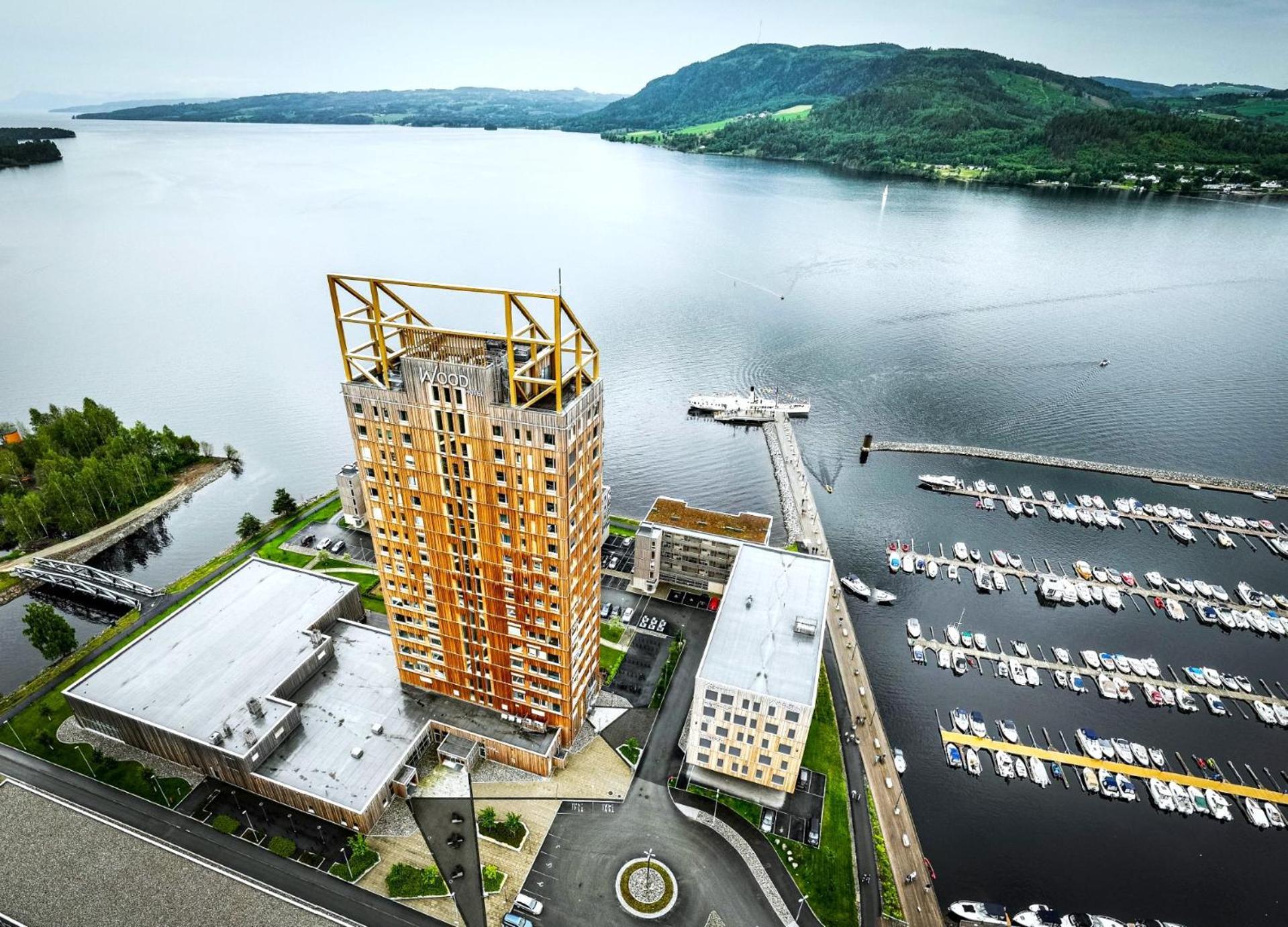 Mjos Tower Suite - Lovely Lake View Brumunddalen Exterior foto